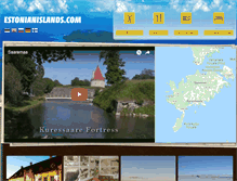 Tablet Screenshot of estonianislands.com